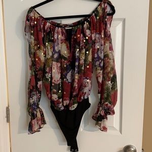 Express off shoulder bodysuit